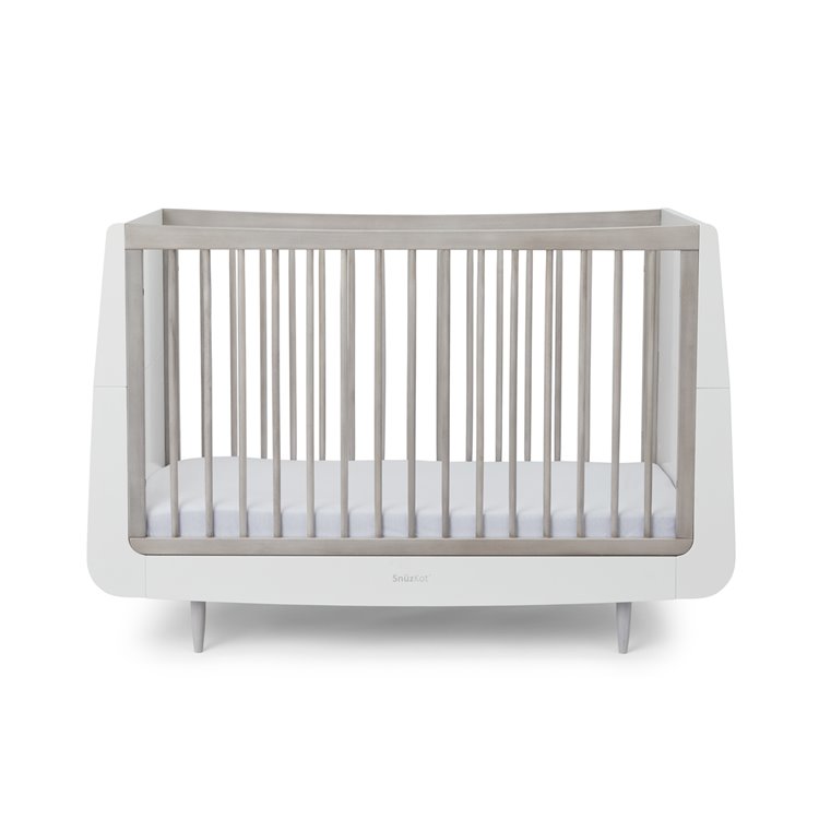 SnuzKot Skandi Cot Bed 'Silver Birch'