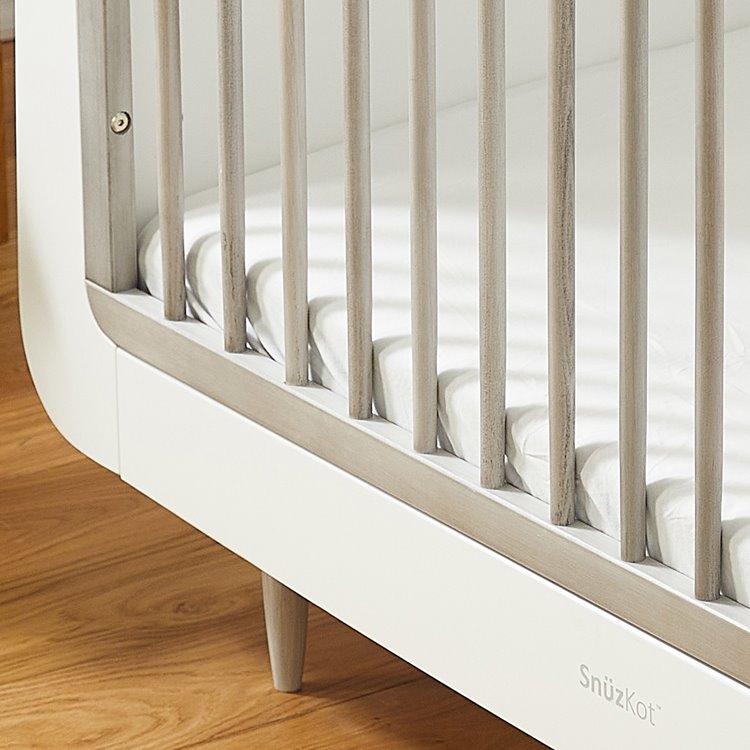SnuzKot Skandi Cot Bed 'Silver Birch'