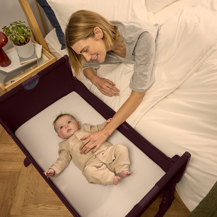SnuzPod Studio Bedside Crib Rome