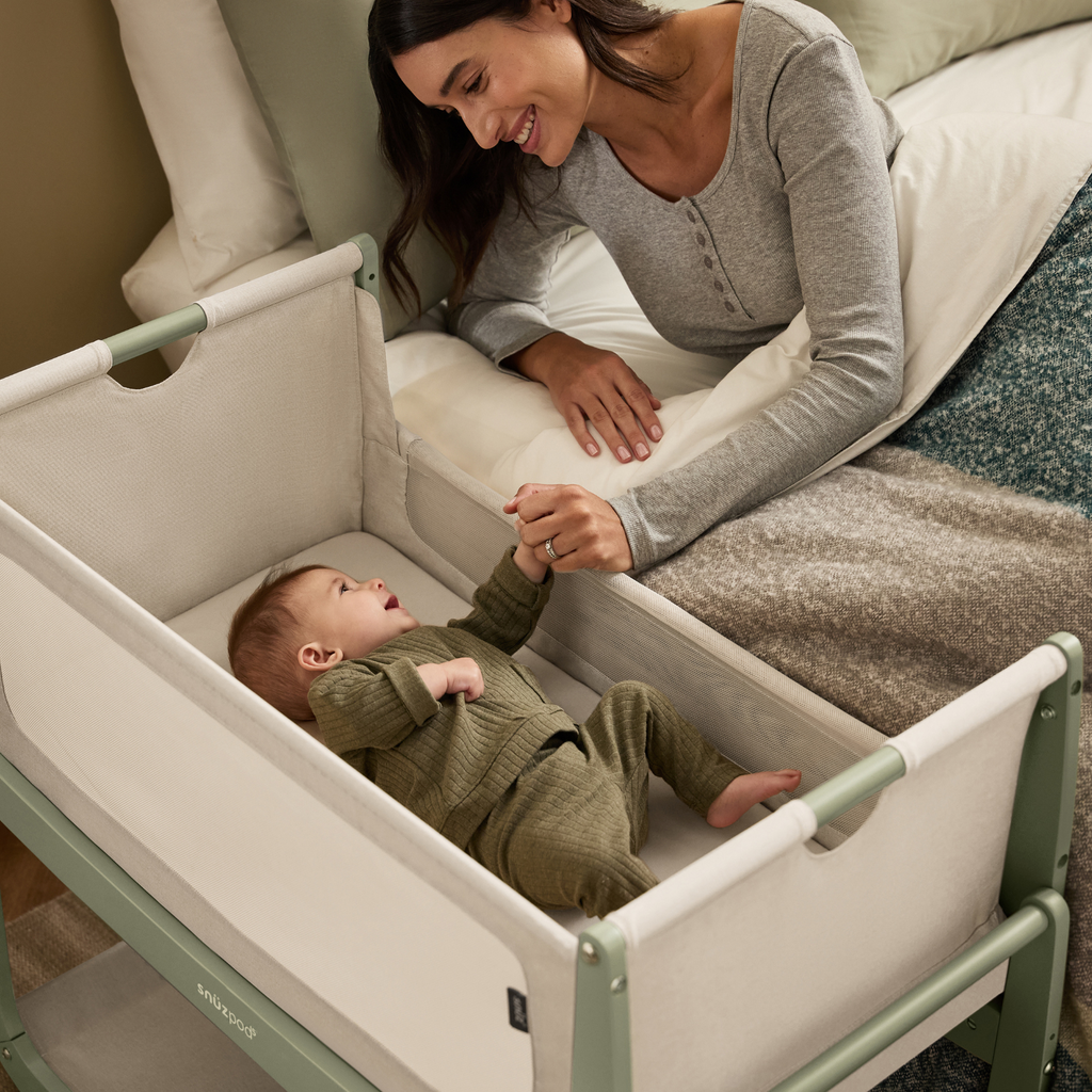 SnuzPod5 Bedside Crib Sage