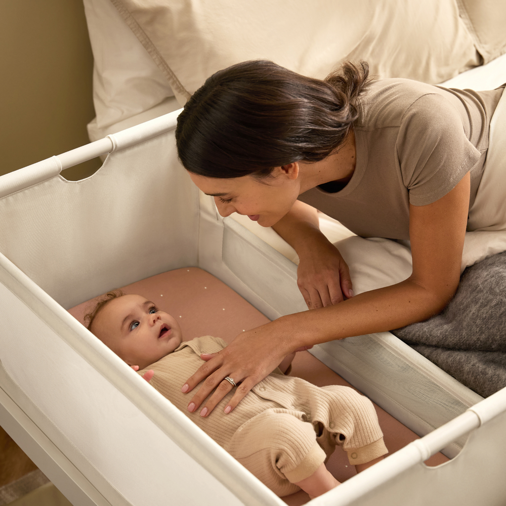 SnuzPod5 Bedside Crib Cashmere
