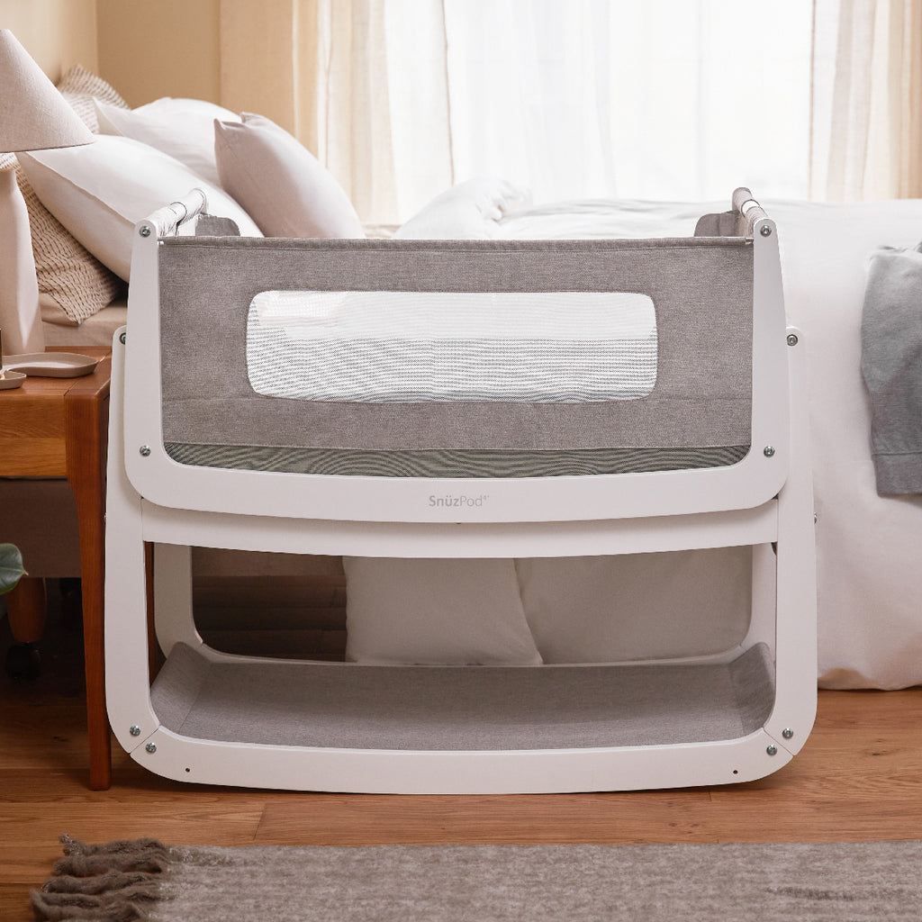 SnuzPod4 Bedside Crib Black Friday Bundle - Dusk