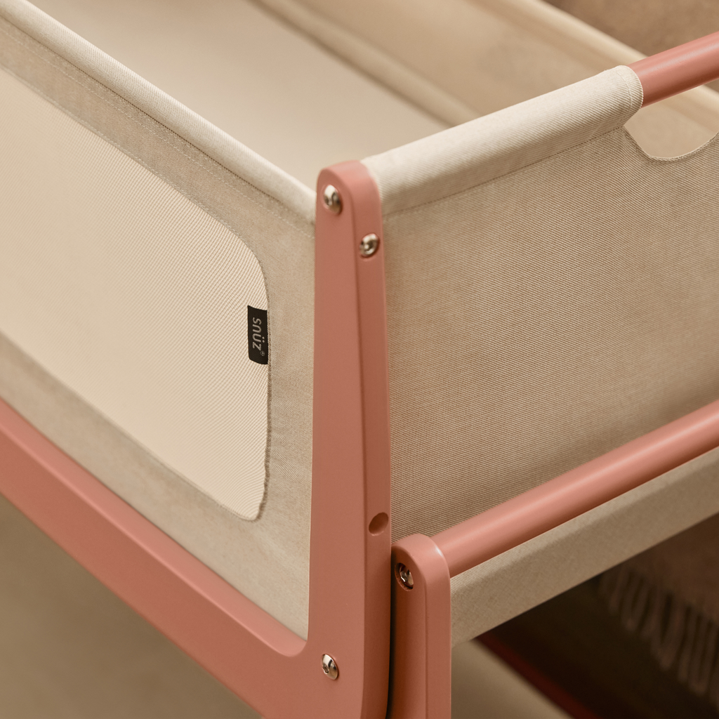 SnuzPod5 Bedside Crib Terracotta