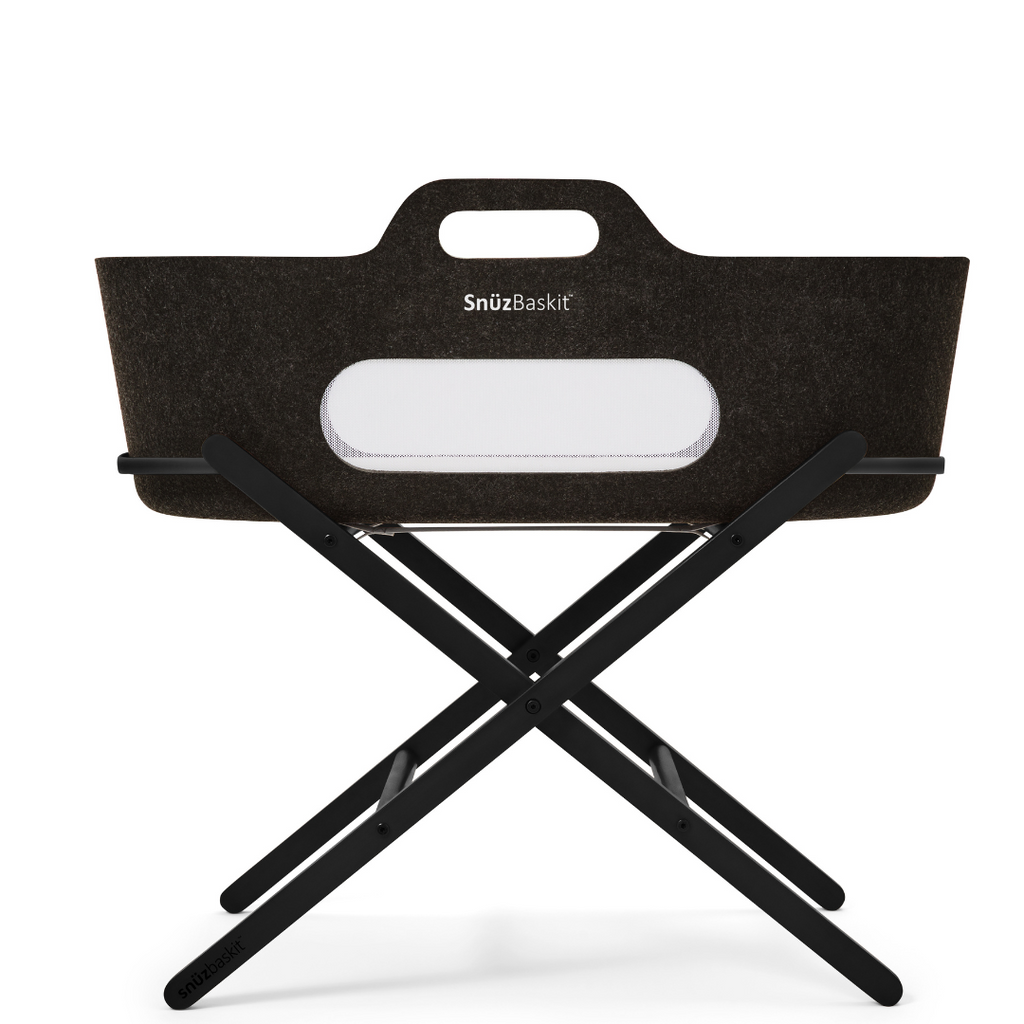 SnuzBaskit Graphite Moses Basket & Graphite Stand