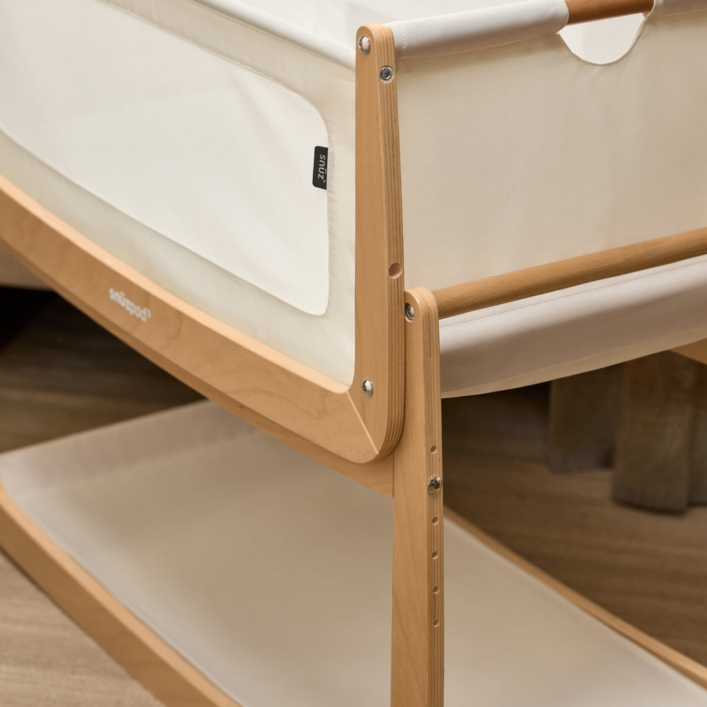 SnuzPod5 Bedside Crib Natural