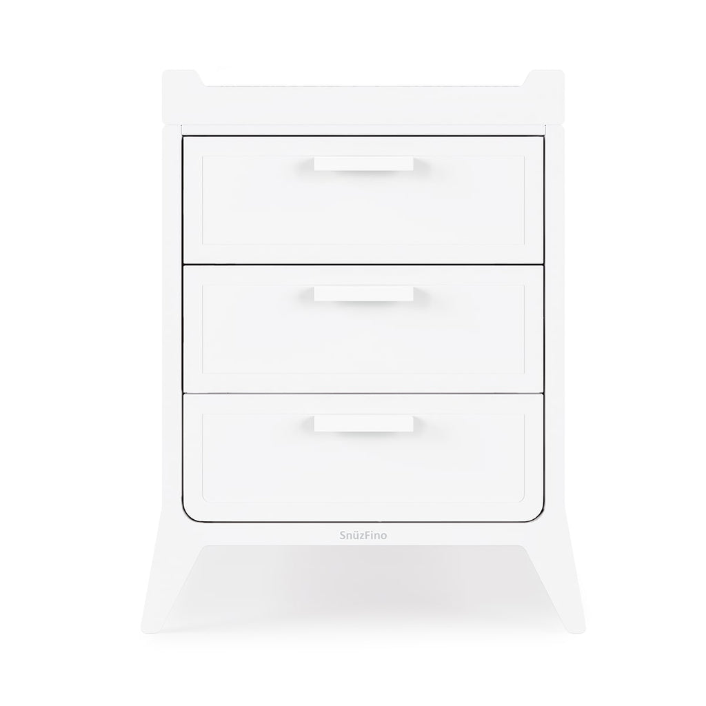 SnuzFino 3 Piece Nursery Furniture Set – White