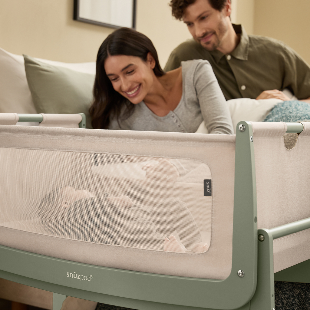SnuzPod5 Bedside Crib Sage