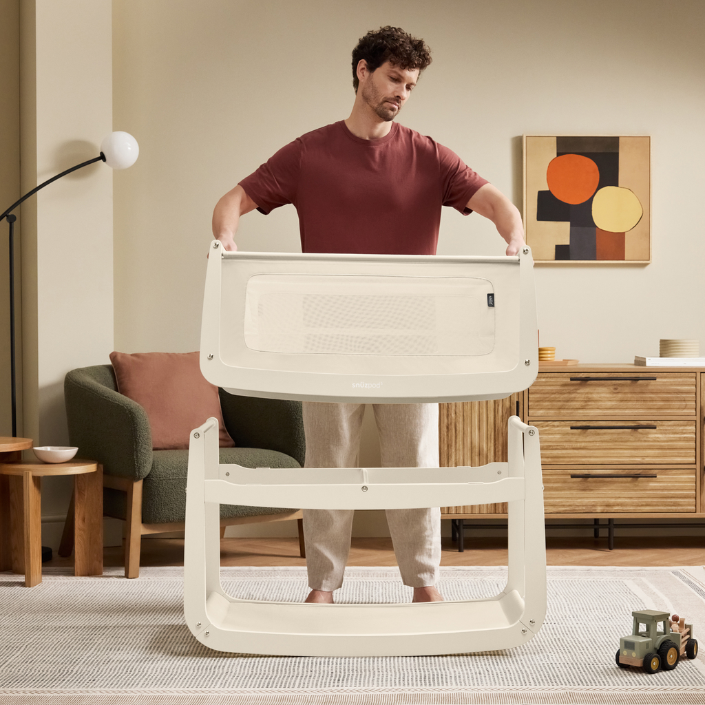 SnuzPod5 Bedside Crib Cashmere