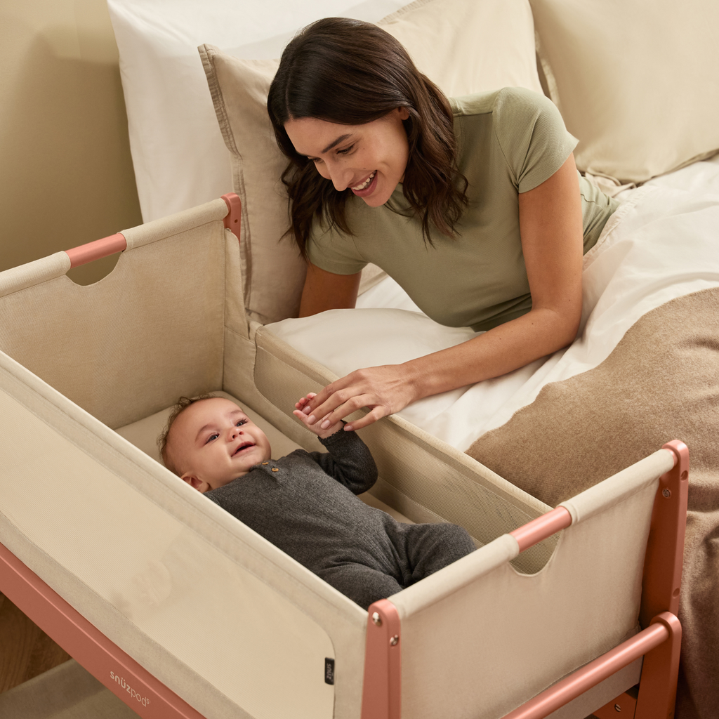 SnuzPod5 Bedside Crib Terracotta