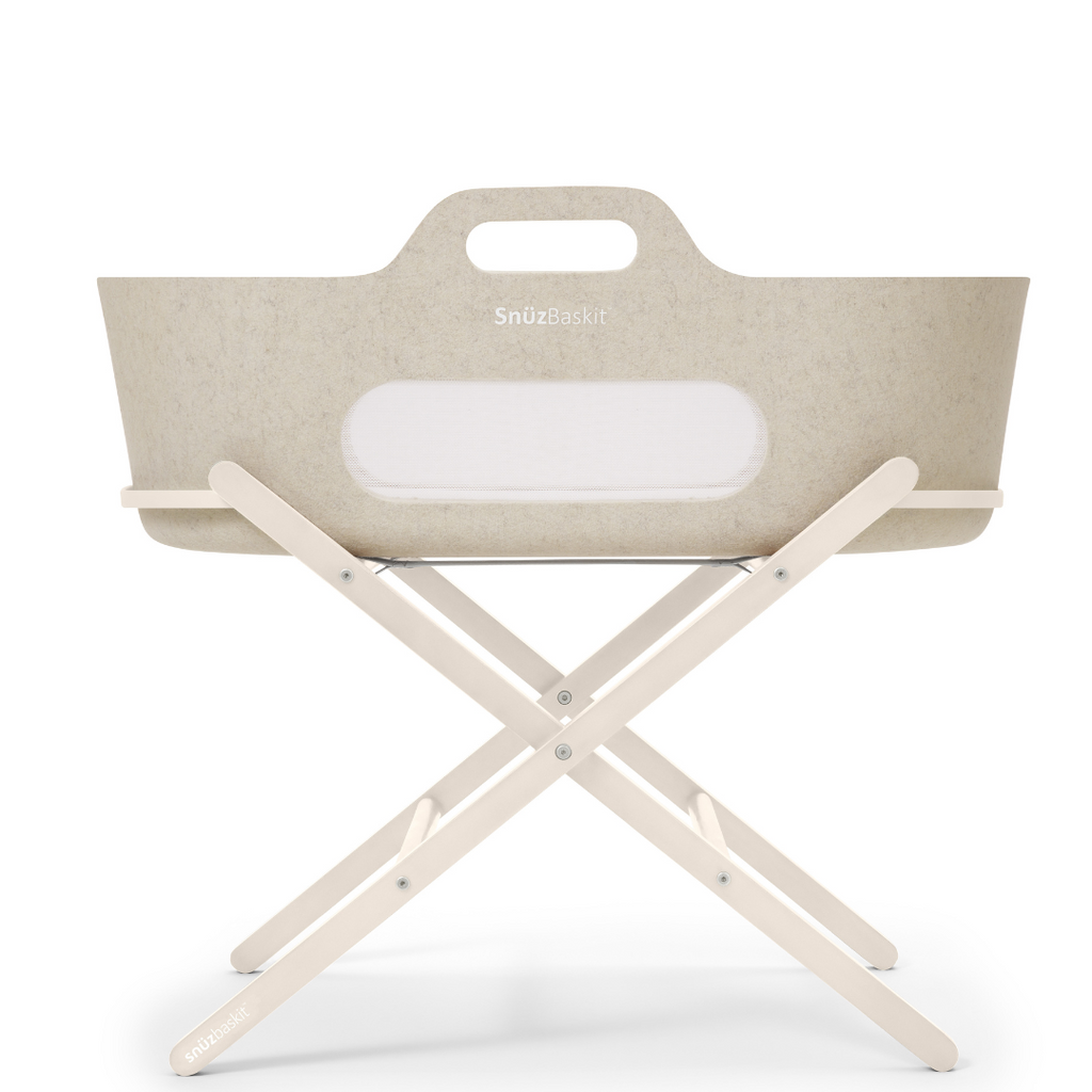 SnuzBaskit Barley Moses Basket & Cashmere Stand