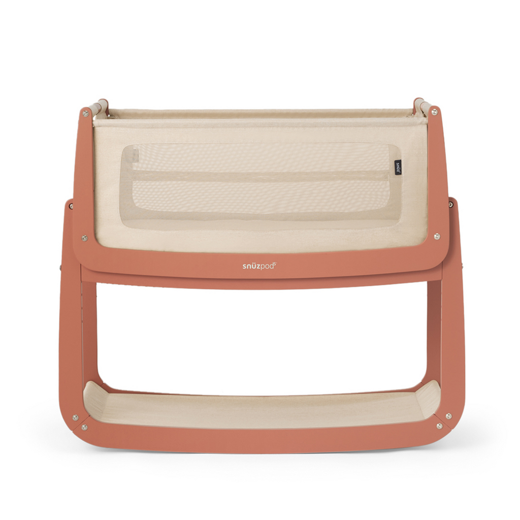 SnuzPod5 Bedside Crib Terracotta