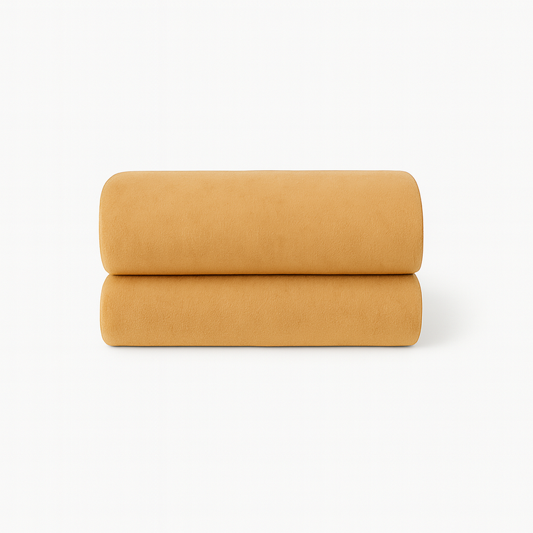 Crib 2 Pack Fitted Sheets - Honey