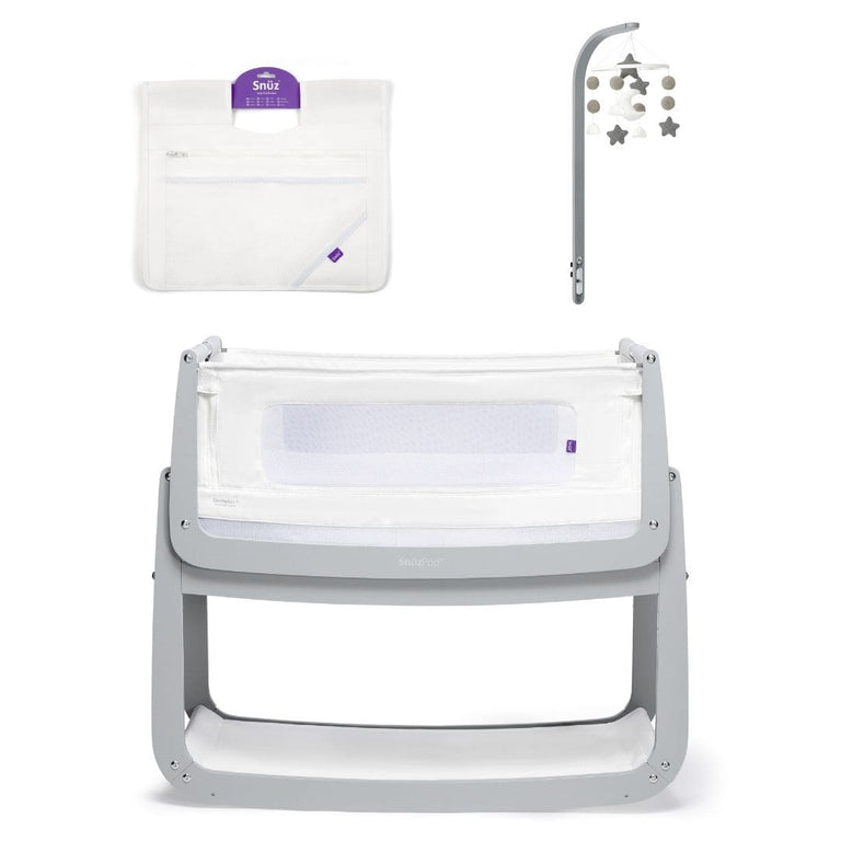SnuzPod4 Bedside Crib Black Friday Bundle - Dove