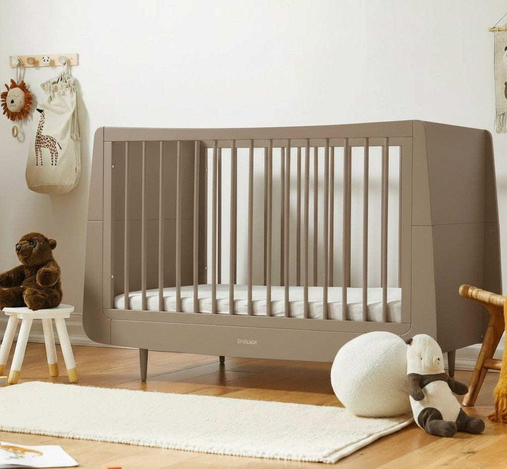 SnuzKot Skandi Cot Bed Mocha