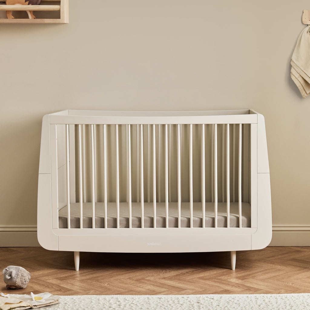 SnuzKot Skandi Cot Bed Cashmere