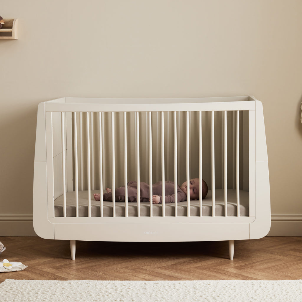 SnuzKot Skandi Cot Bed Cashmere