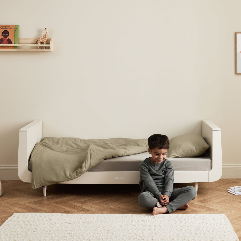 SnuzKot Skandi Cot Bed Cashmere
