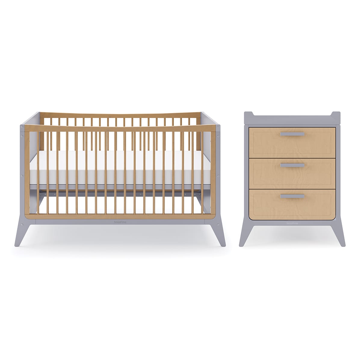 SnuzFino 2 Piece Nursery Furniture Set – Dove