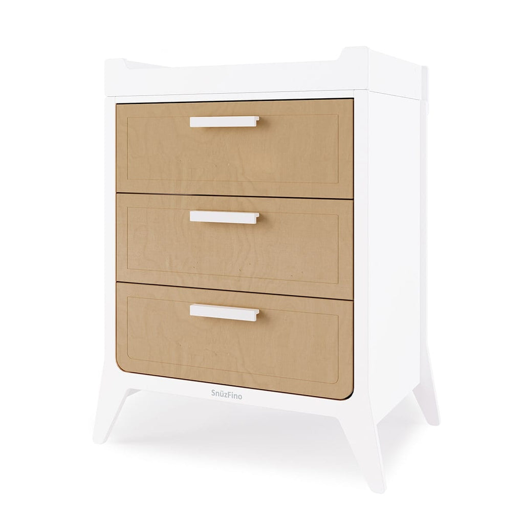 SnuzFino 2 Piece Nursery Furniture Set – White Natural