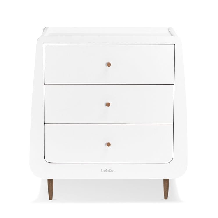 SnuzKot Skandi 2 Piece Nursery Furniture Set 'Walnut'