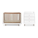 SnuzKot Skandi 2 Piece Nursery Furniture Set 'Walnut'