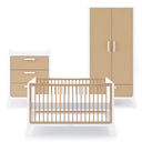 SnuzFino 3 Piece Nursery Furniture Set – White Natural