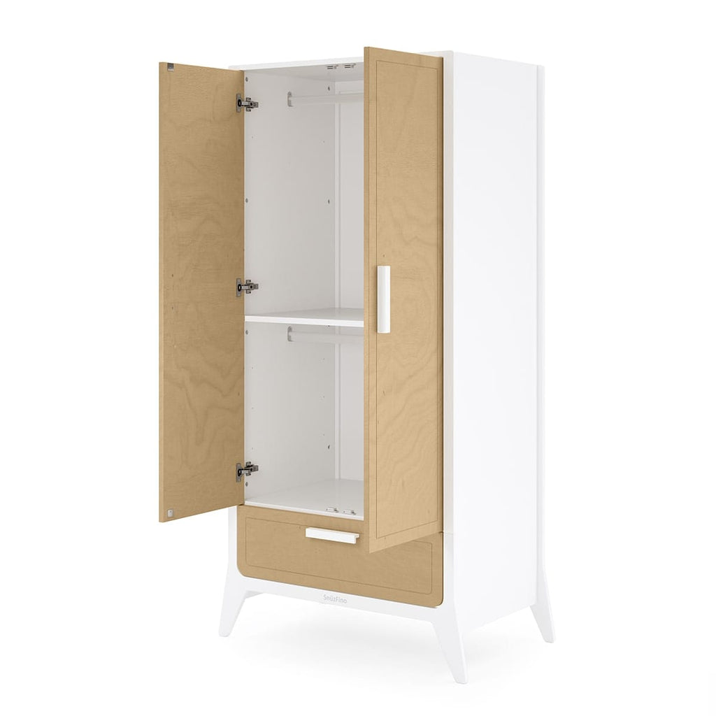 SnuzFino 3 Piece Nursery Furniture Set – White Natural