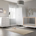 SnuzKot Skandi 3 Piece Nursery Furniture Set Grey