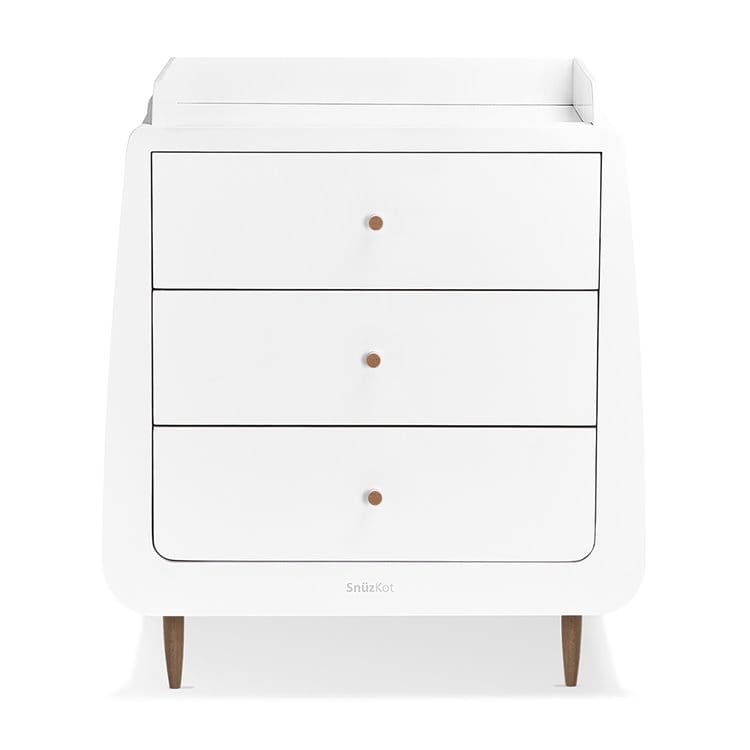 SnuzKot Skandi 3 Piece Nursery Furniture Set 'Walnut'