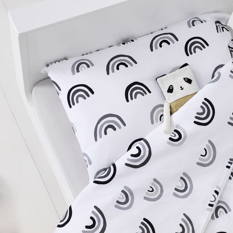 Duvet Cover & Pillowcase set – Mono Rainbow