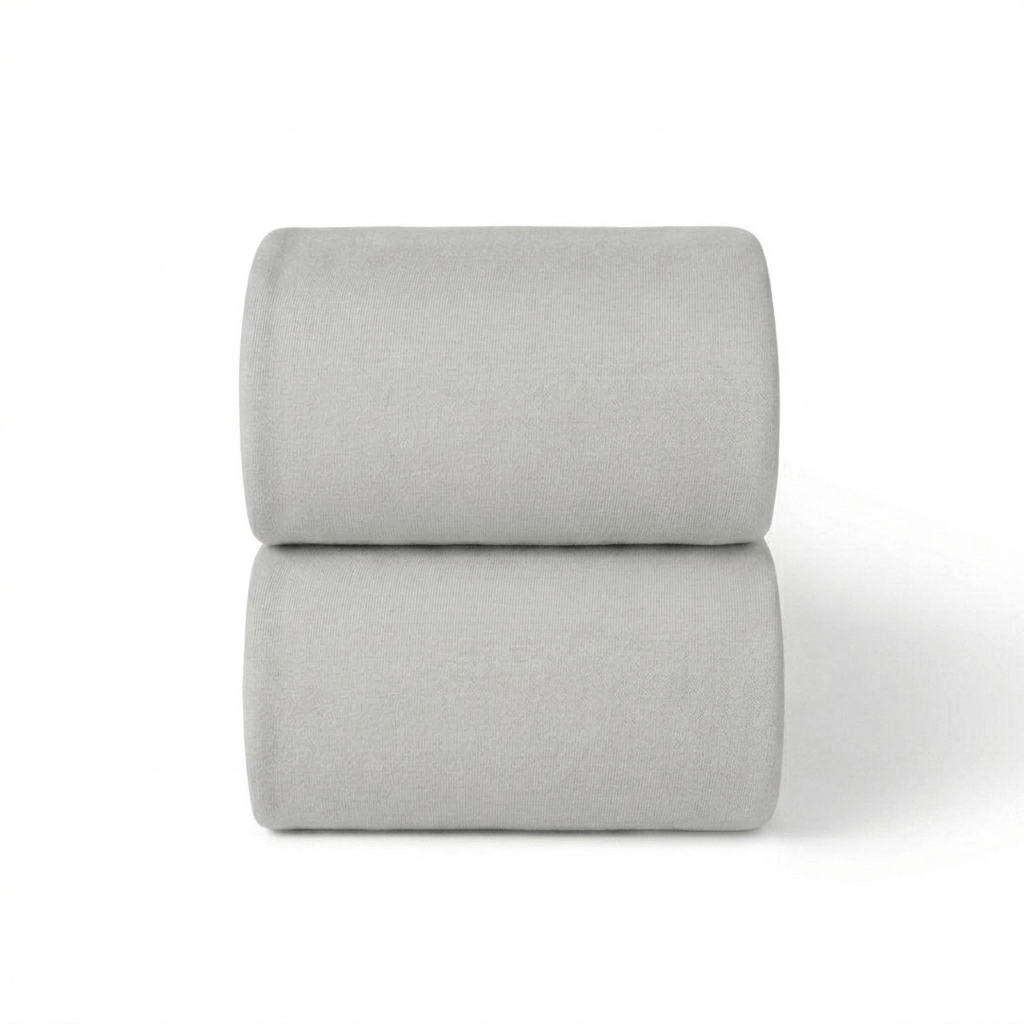 Cot & Cot Bed 2 Pack Fitted Sheet – Grey