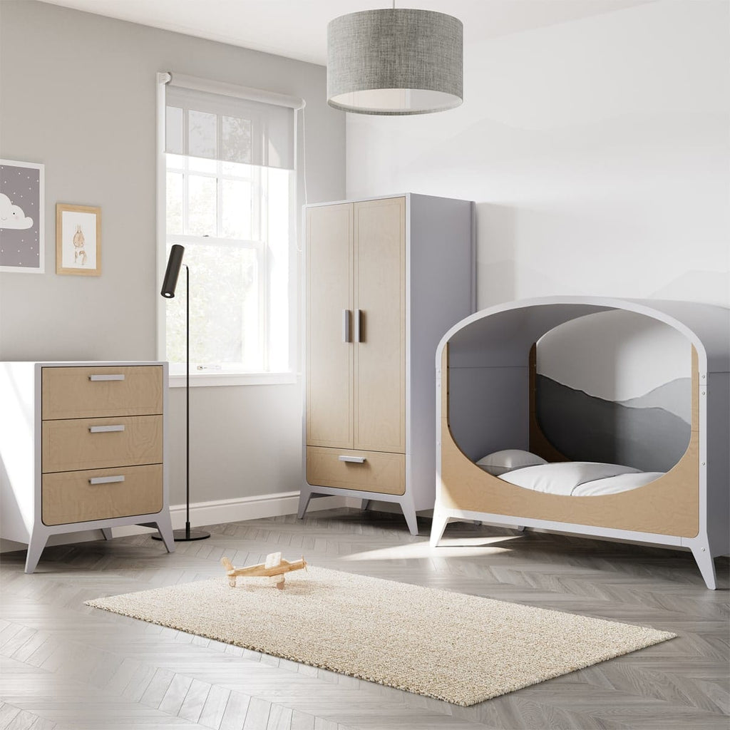 SnuzFino Cot Bed - Dove