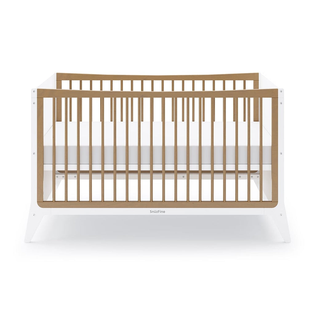 SnuzFino Cot Bed - White Natural