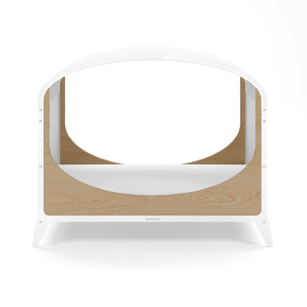 SnuzFino Cot Bed - White Natural