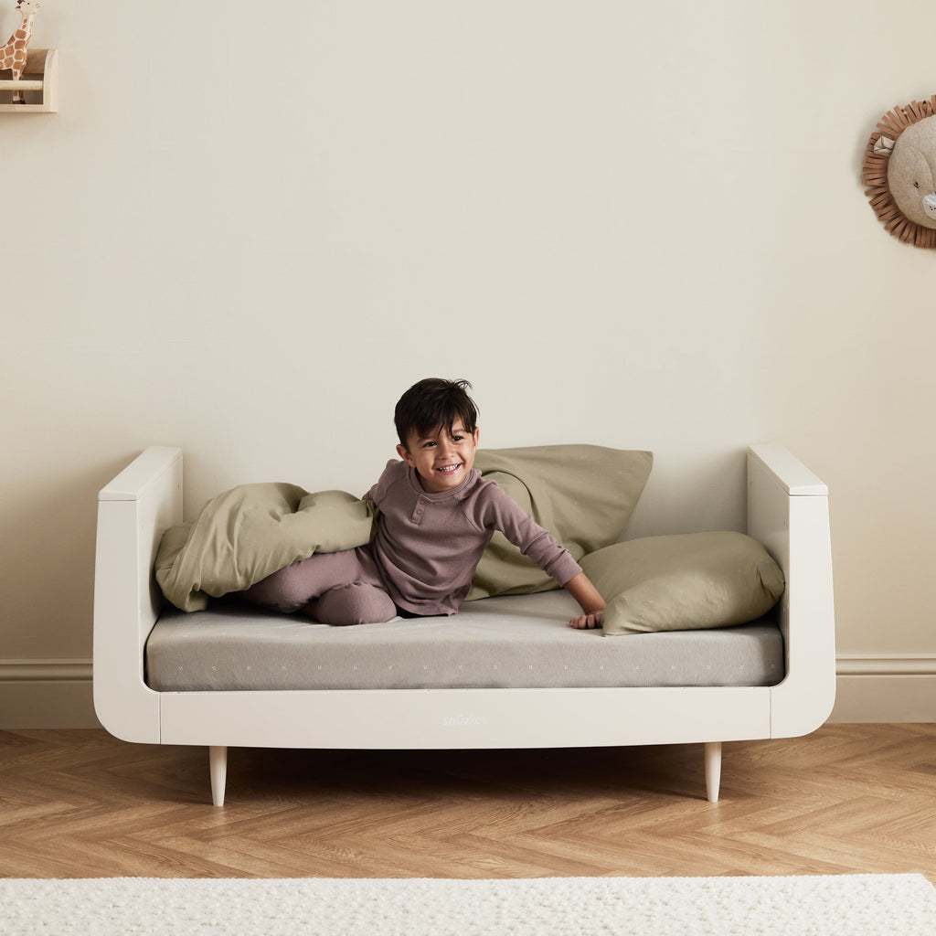 SnuzKot Skandi Cot Bed Cashmere