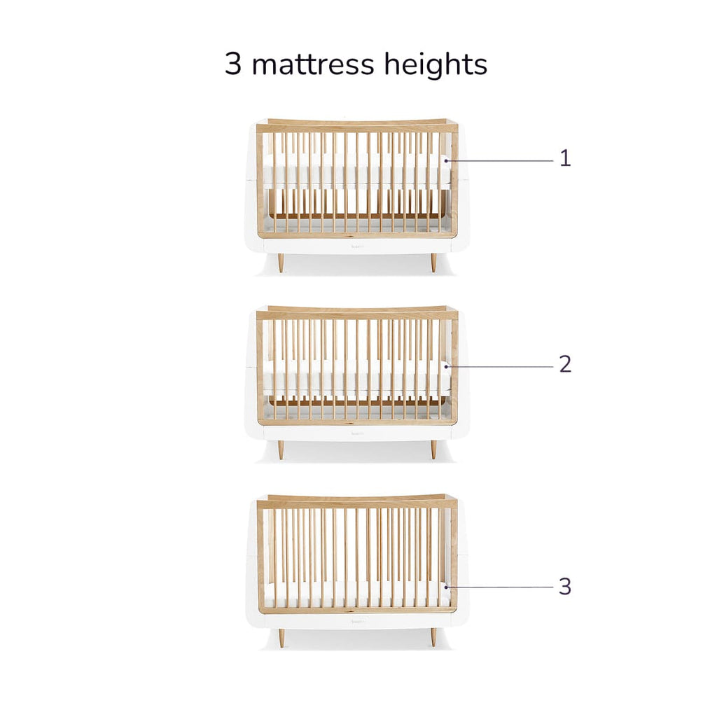 SnuzKot Skandi Cot Bed Cashmere