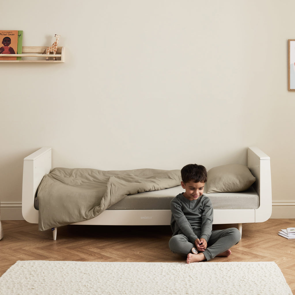 SnuzKot Skandi Cot Bed Cashmere
