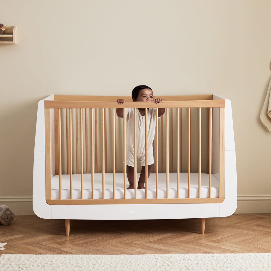 Snuz Cot Beds SnuzKot Skandi Cot Bed Natural