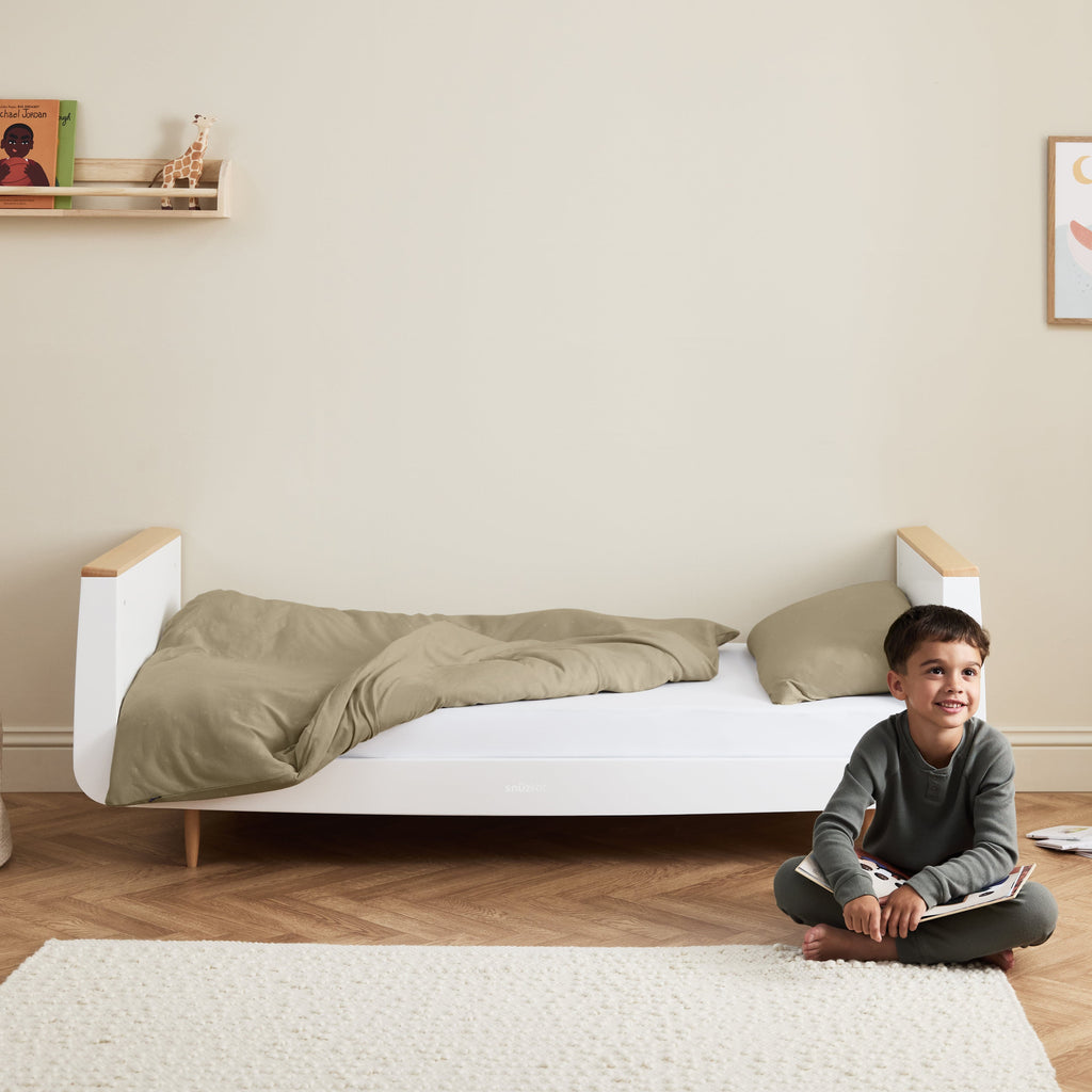 SnuzKot Skandi Cot Bed Natural