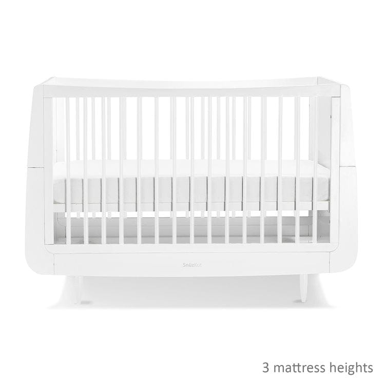 SnuzKot Skandi Cot Bed White