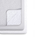 3pc Crib Bedding Set – Grey Spots