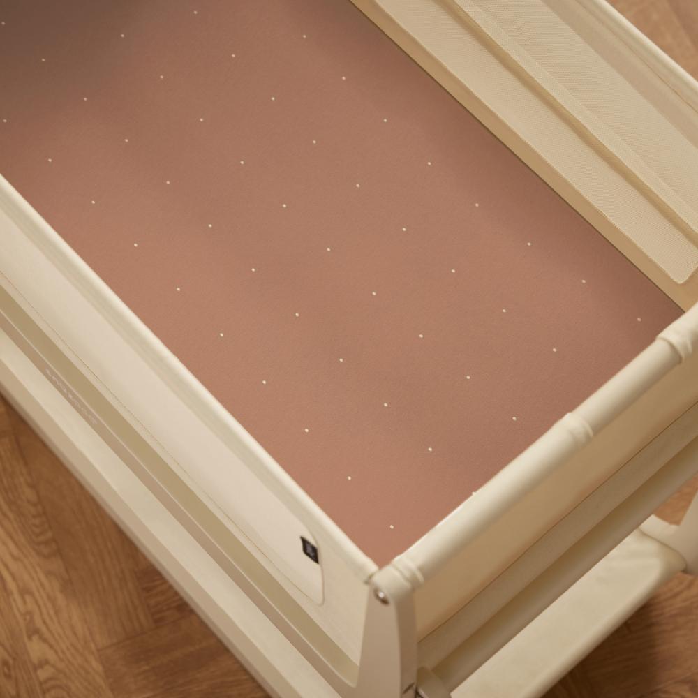 Crib 2 Pack Fitted Sheets - Blush / Dot