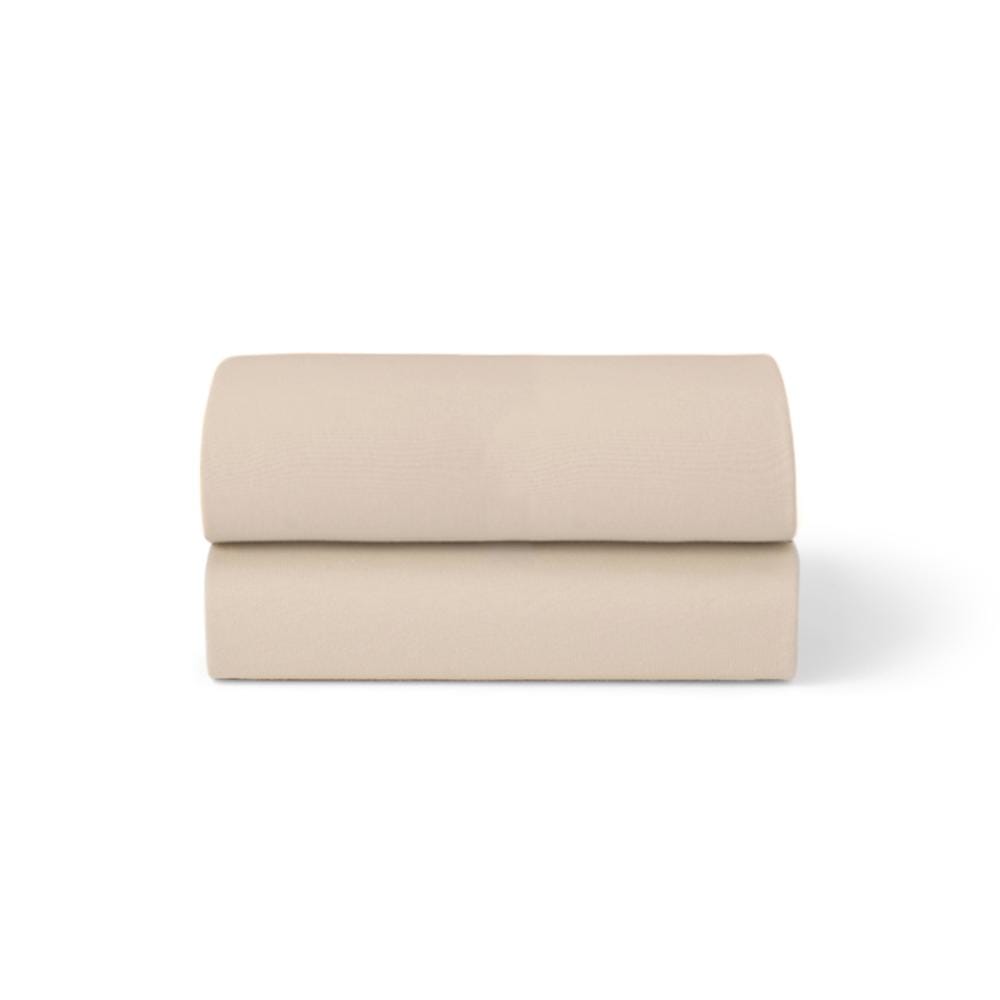 Crib 2 Pack Fitted Sheets - Cashmere