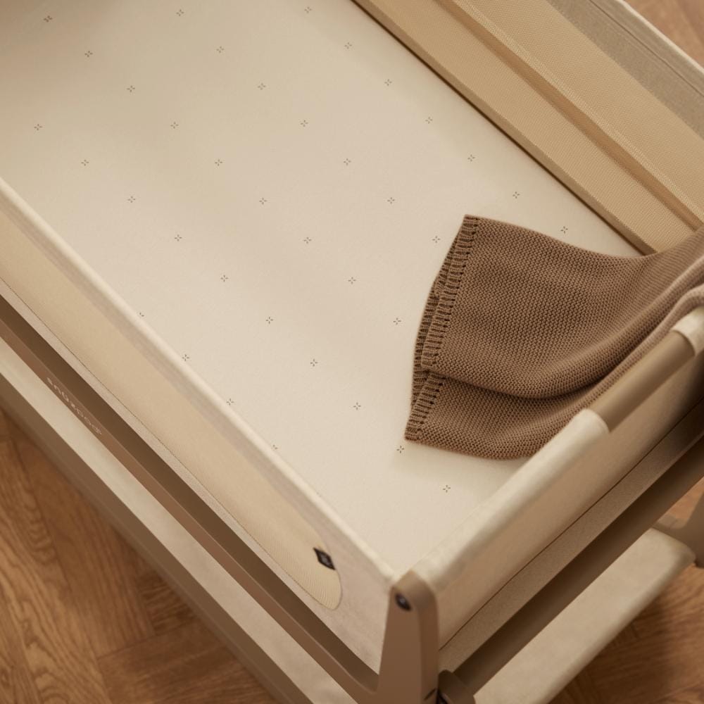 Crib 2 Pack Fitted Sheets - Cashmere / Cross