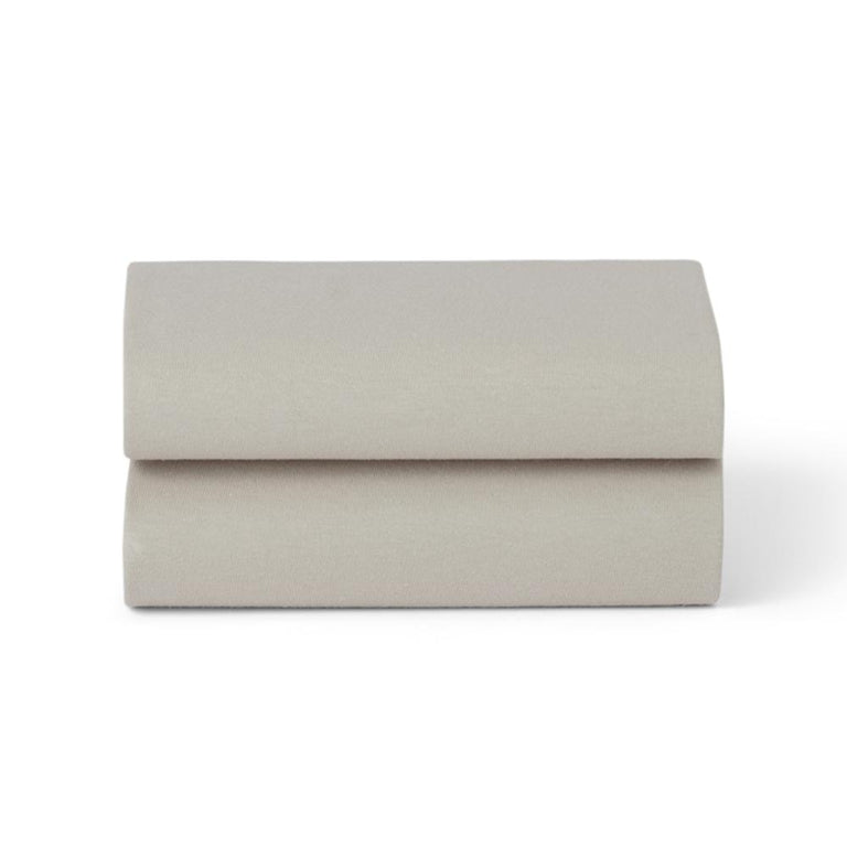 Crib 2 Pack Fitted Sheets - Grey
