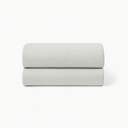 Crib 2 Pack Fitted Sheets - Grey Dove