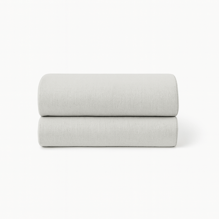 Crib 2 Pack Fitted Sheets - Grey Dove