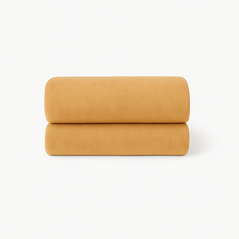 Crib 2 Pack Fitted Sheets - Honey