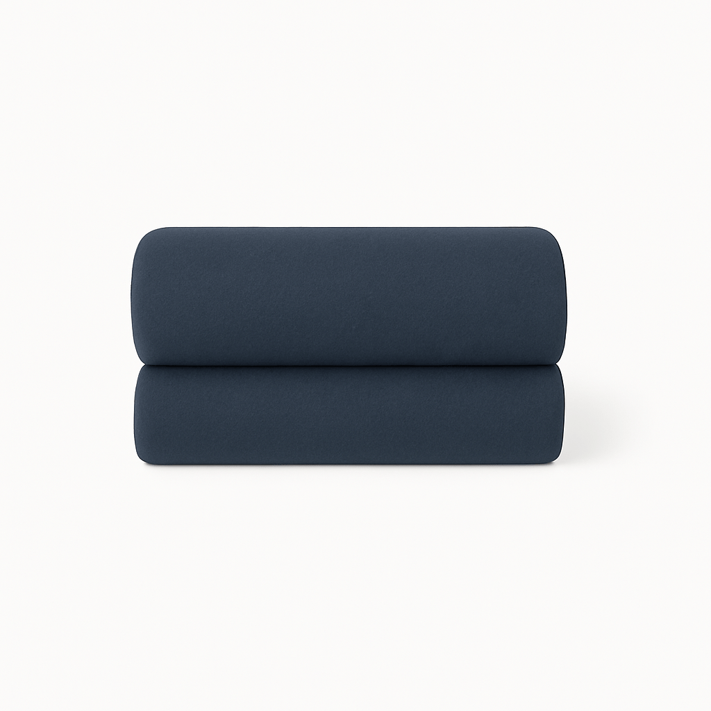 Crib 2 Pack Fitted Sheets - Navy