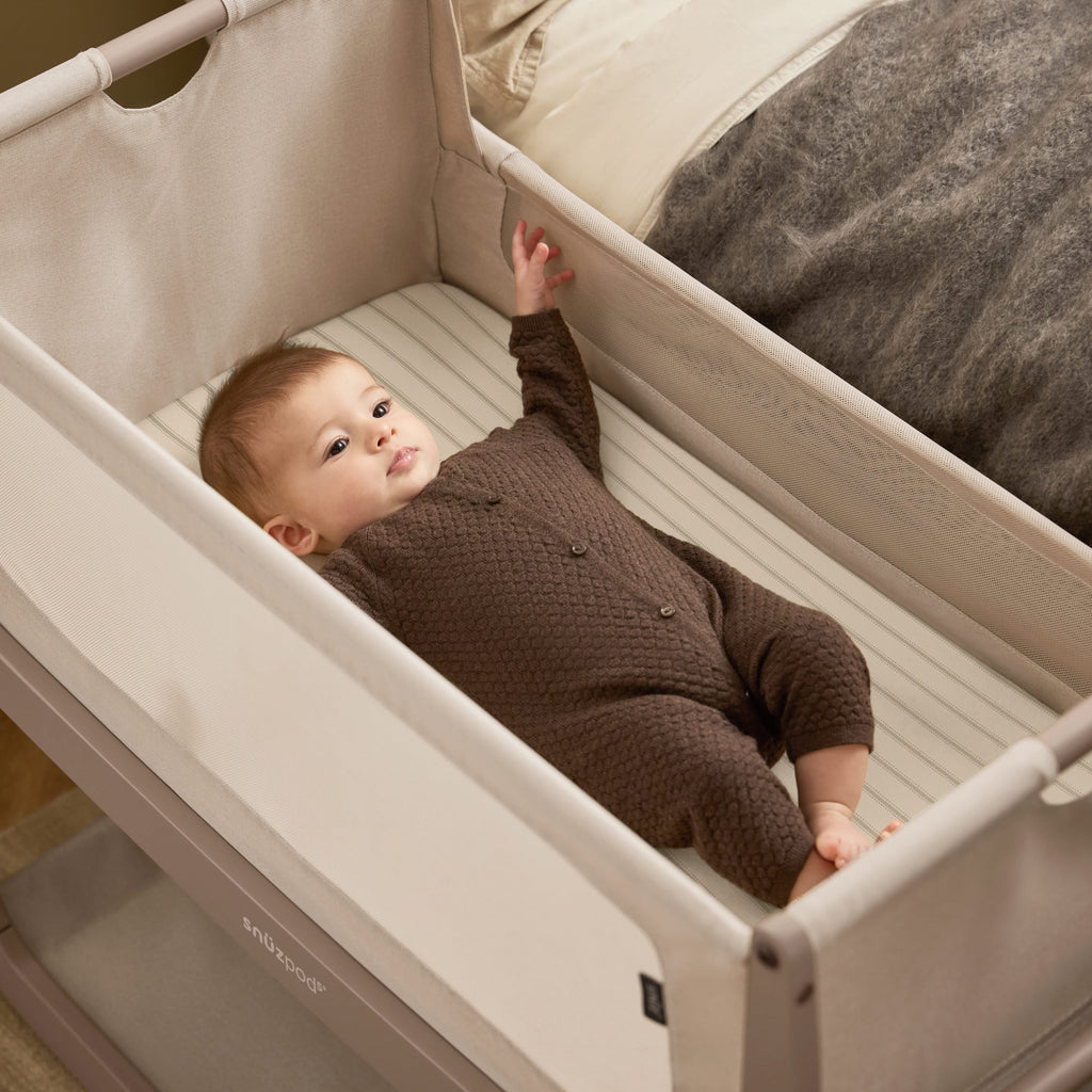 Crib 2 Pack Fitted Sheets - Sage Stripe